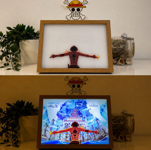 Marco LED Luffy sin Baterías